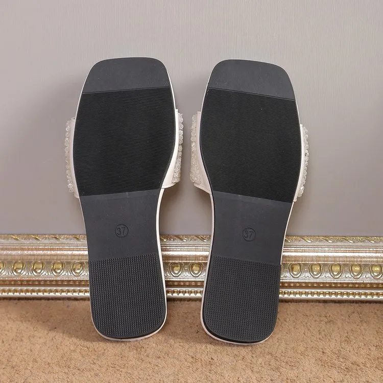 Pearl Flat Fashion Slippers
