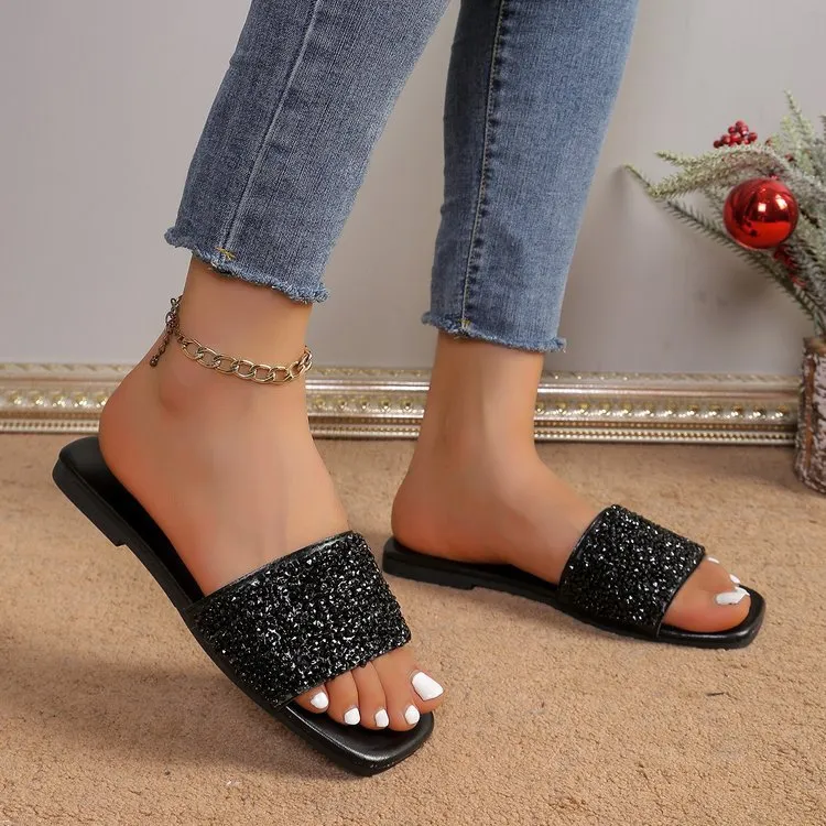 Pearl Flat Fashion Slippers