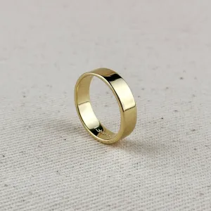 Polished Flat Band Ring