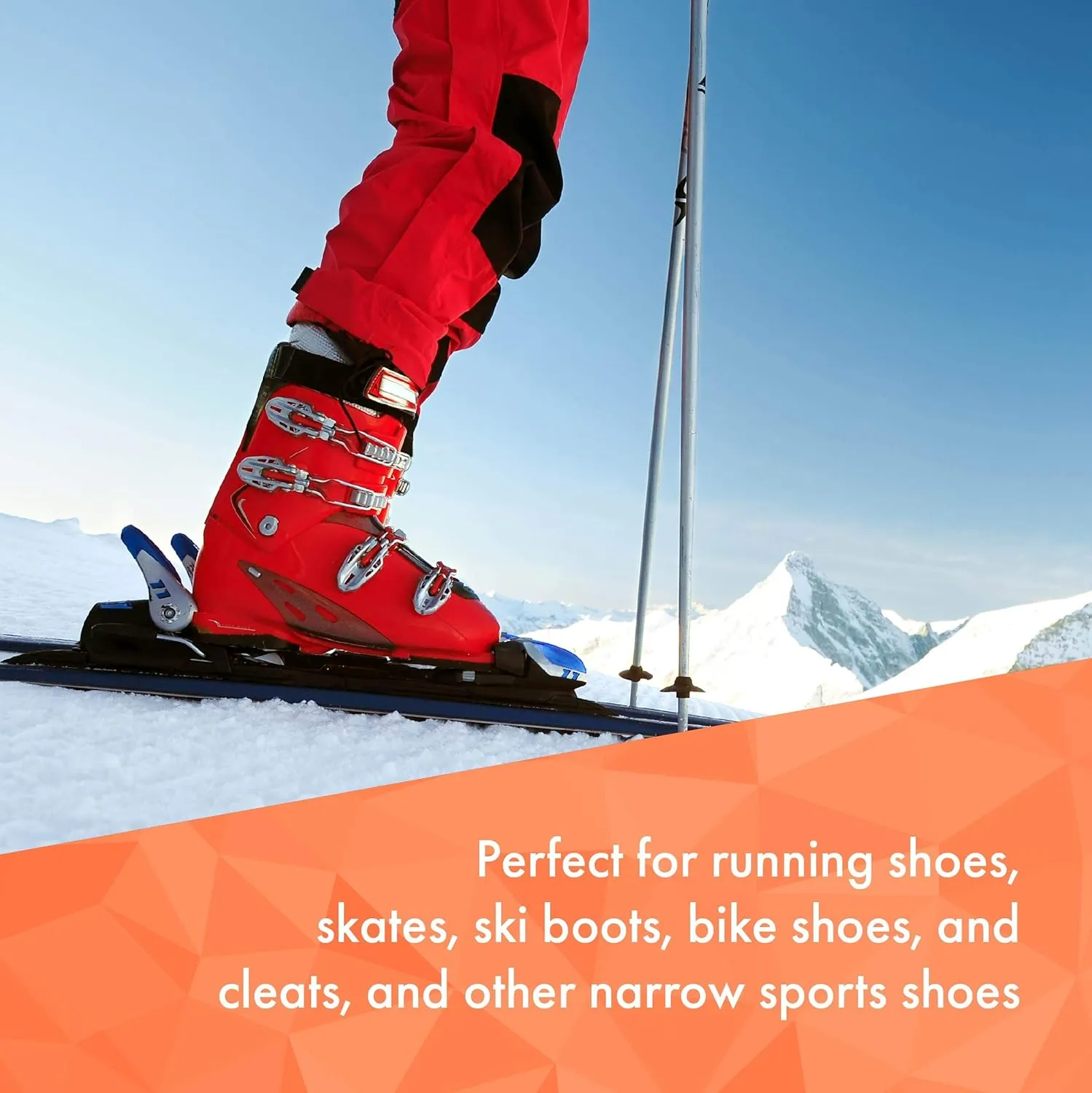 Powerstep Archmolds Lean Orthotic Insoles, Heat Moldable Shoe Inserts for Slim Cushioning and Full Support, Orange