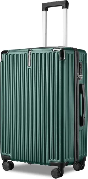 Premium Carry-on Luggage - Airline Approved Suitcase with Spinner Wheels, Buit in TSA Lock, Hard Shell Suitcases with Metal Corner - Perfect Travel Companion for Adults