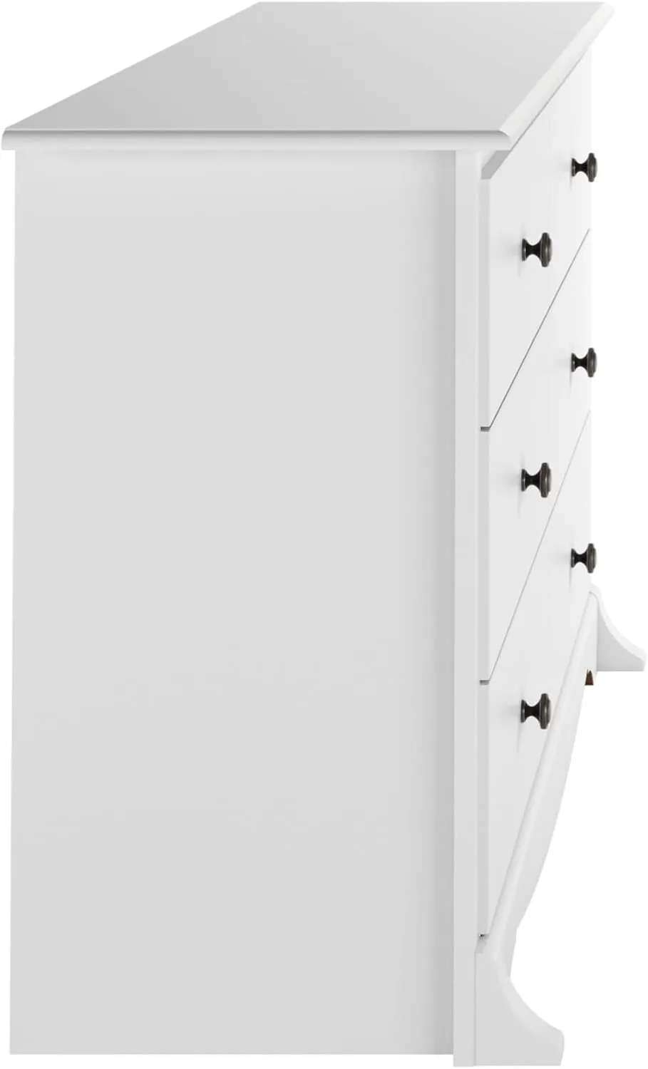 Prepac Sonoma 6 Drawer Dresser for Bedroom, Wide Chest of 6 Drawers, Bedroom Furniture, Ideal for Clothes Storage and Organization, 17.5"D x 48"W x 29"H, White
