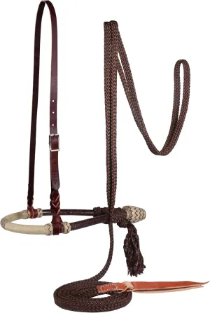 Professional's Choice Bosal/Mecate Set | Complete with Blood Knot Latigo Hanger and a Selection of mecates