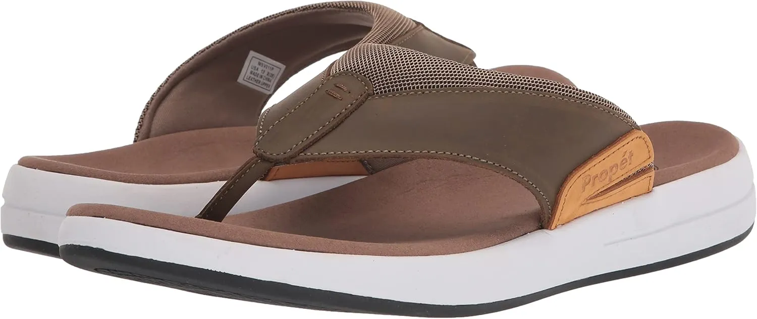 Propét Men's Easton Nubuck Thong Sandal