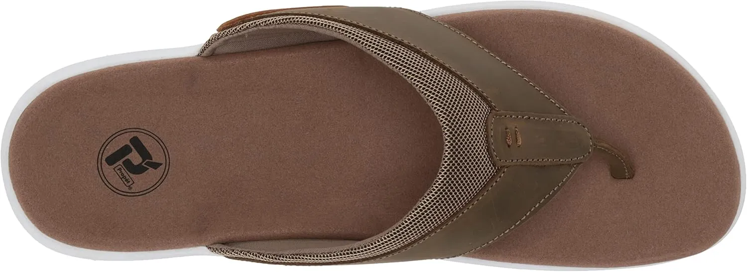 Propét Men's Easton Nubuck Thong Sandal
