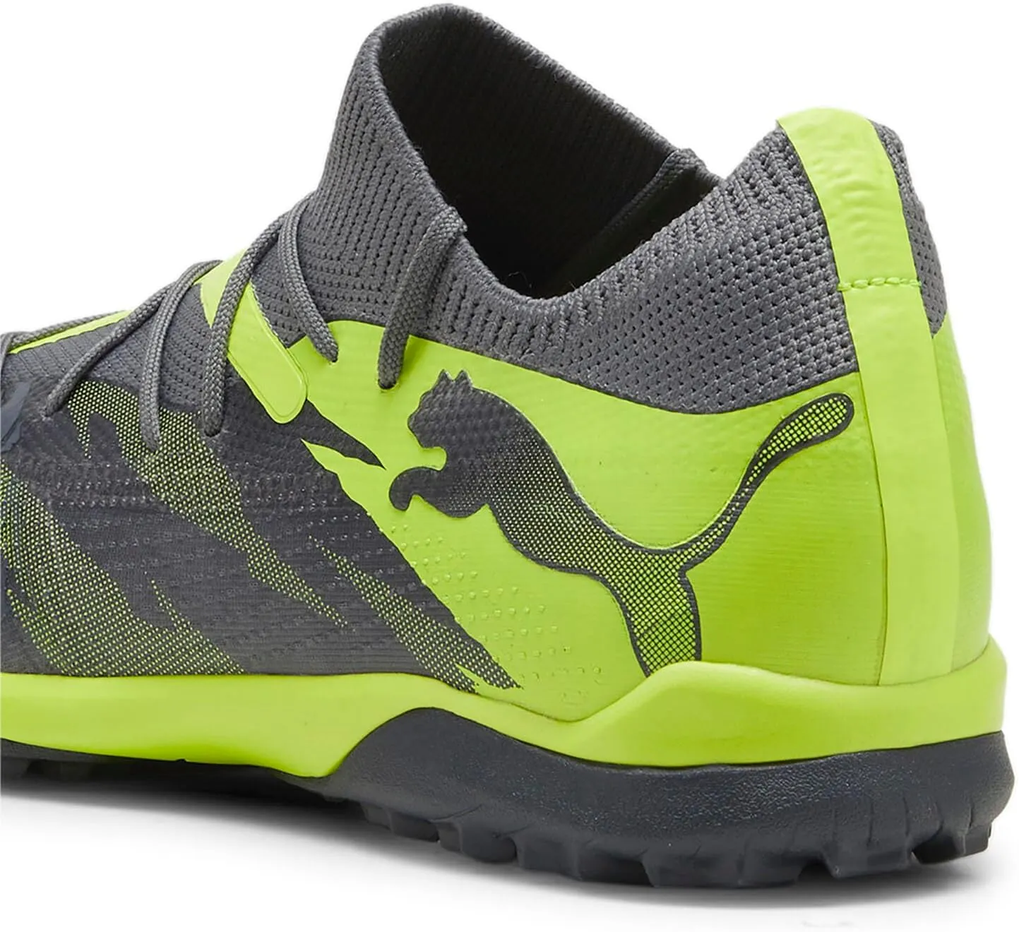 PUMA Men Future 7 Match Rush Turf Soccer Cleats - Green, Grey