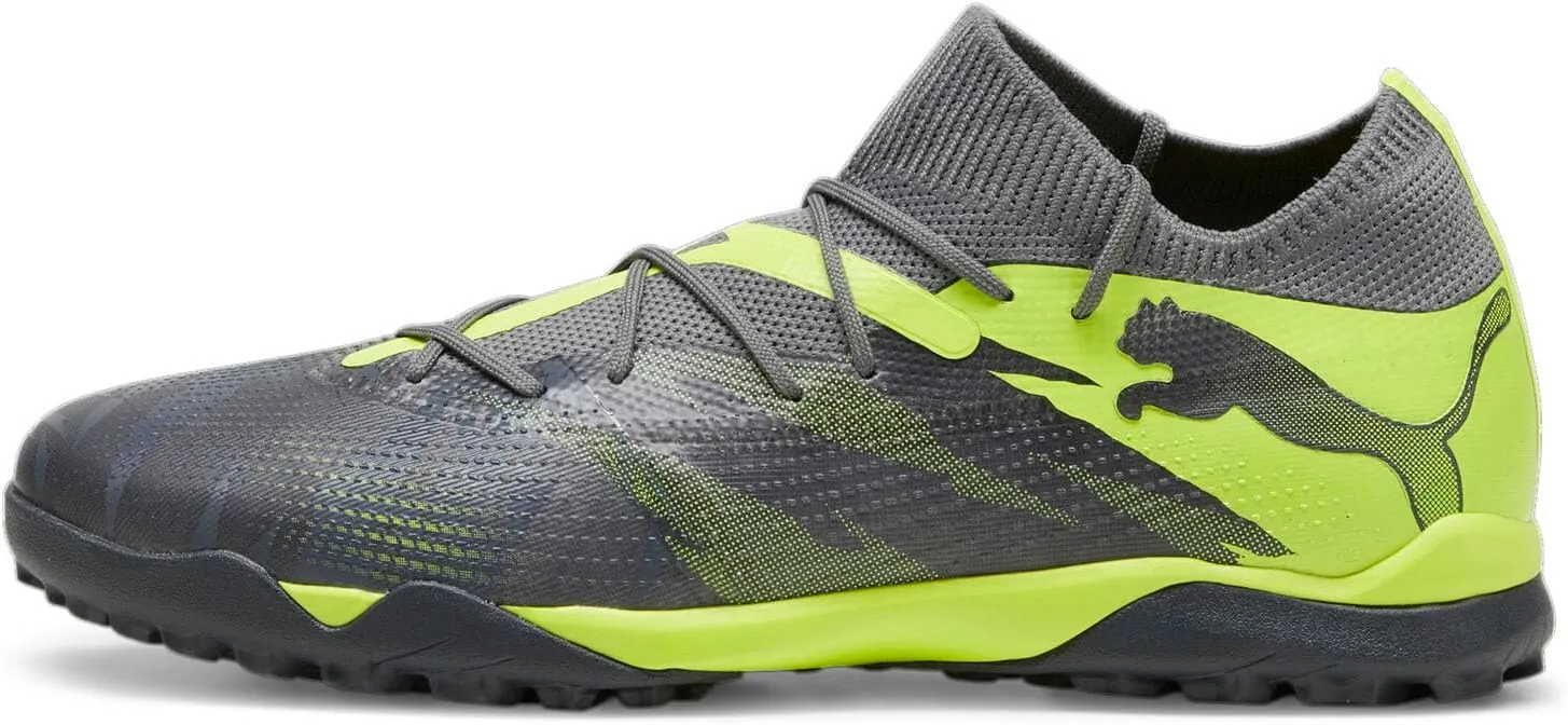 PUMA Men Future 7 Match Rush Turf Soccer Cleats - Green, Grey