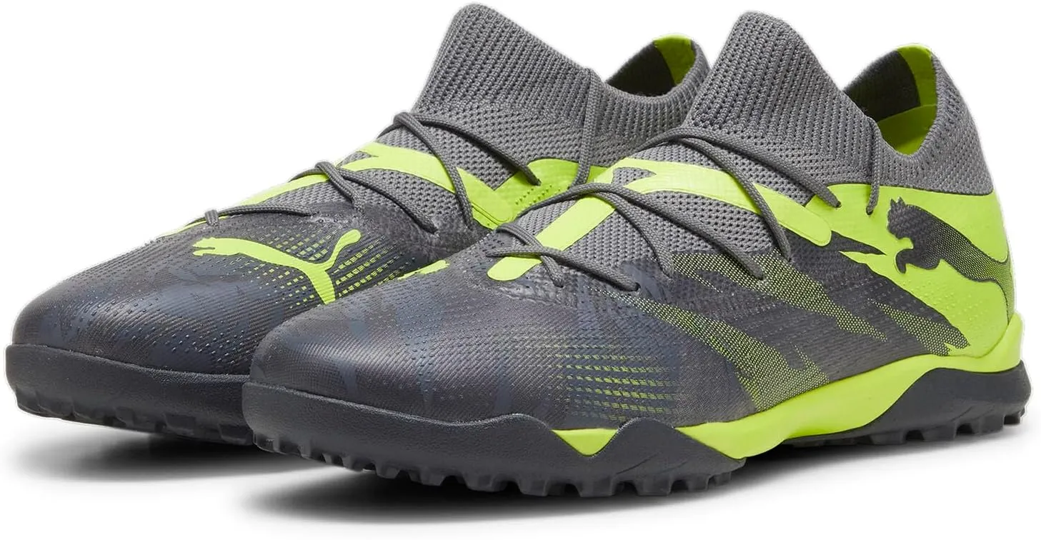 PUMA Men Future 7 Match Rush Turf Soccer Cleats - Green, Grey