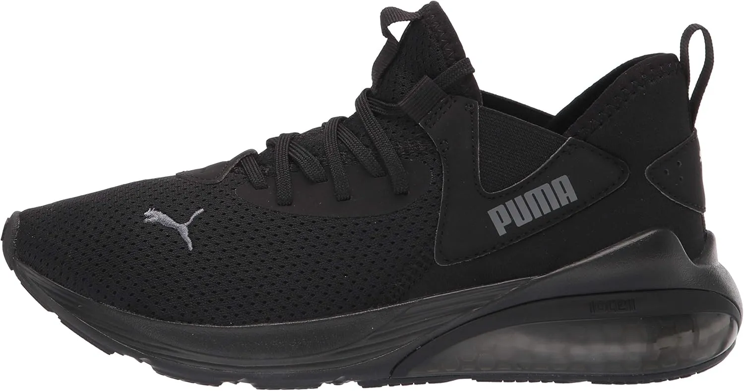 PUMA Unisex-Child unisexchild Cell Vive Running Shoe, Blackcastlerock, 5.5 Big Kid US