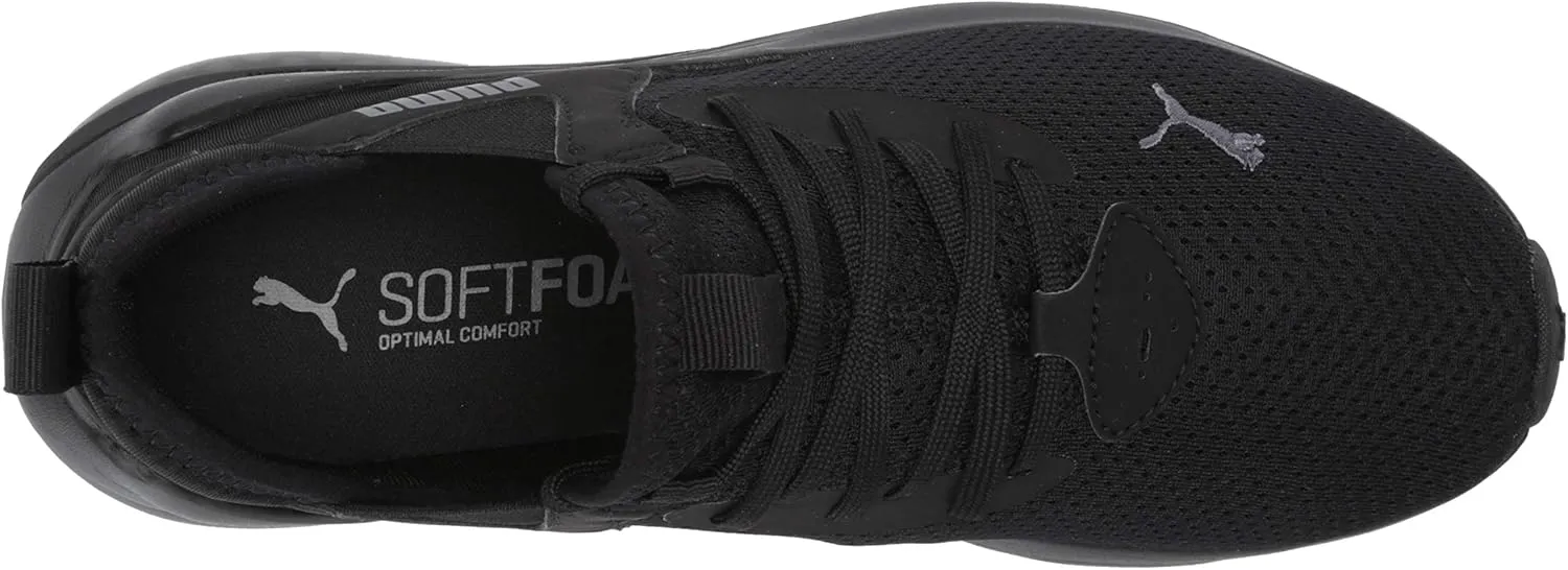 PUMA Unisex-Child unisexchild Cell Vive Running Shoe, Blackcastlerock, 5.5 Big Kid US