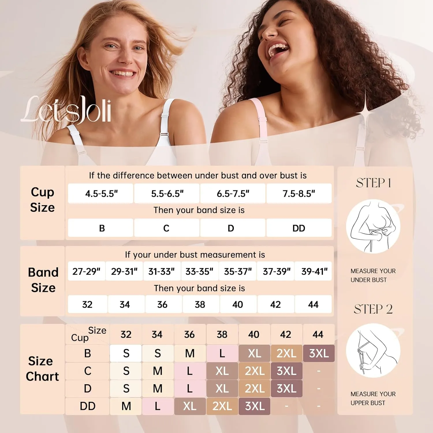 Push Up Seamless Bras for Women No Underwire Support and Lift V Neck Wireless Full Coverage Bralettes Everyday Bras