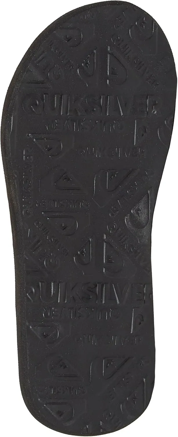 Quiksilver Boy's Carver Suede Fixed Strap Kids Flip Flop Youth Sandal