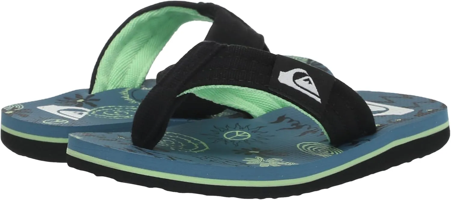 Quiksilver Boy's Molokai Layback Ii Flip Flop Sandal Youth