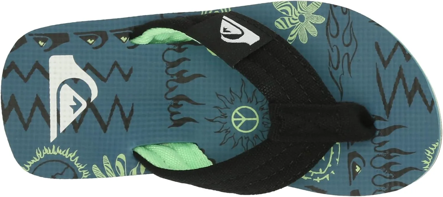 Quiksilver Boy's Molokai Layback Ii Flip Flop Sandal Youth