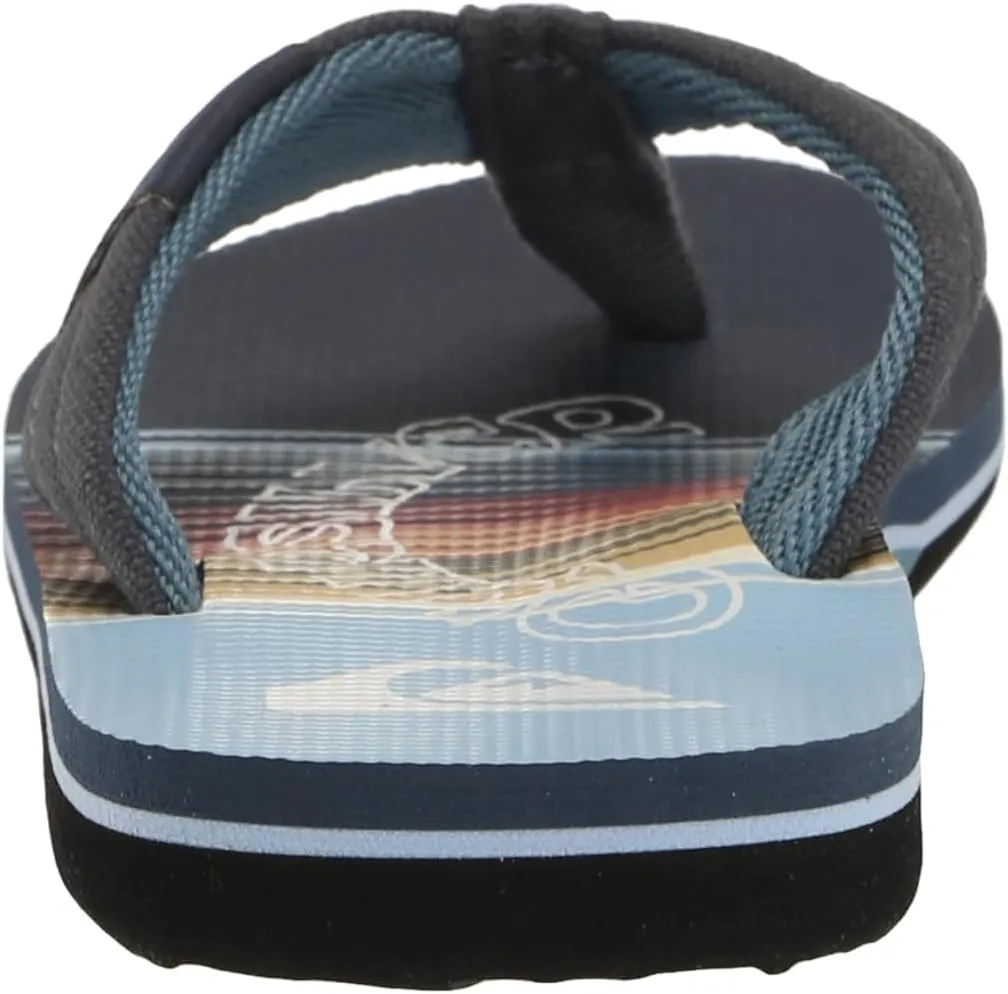 Quiksilver Boy's Molokai Layback Ii Flip Flop Sandal Youth