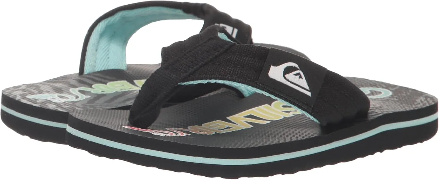 Quiksilver Boy's Molokai Layback Ii Flip Flop Sandal Youth