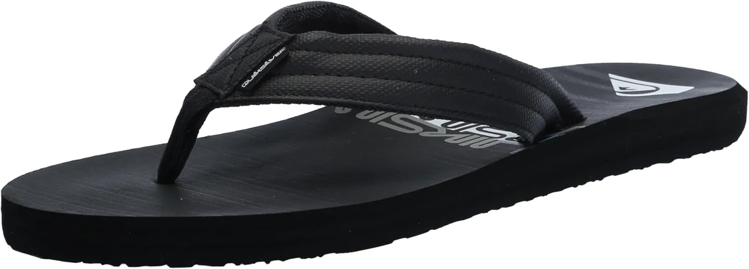 Quiksilver Men's Carver Print 3 Point Flip Flop Athletic Sandal