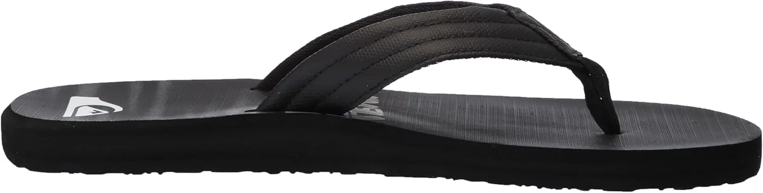 Quiksilver Men's Carver Print 3 Point Flip Flop Athletic Sandal