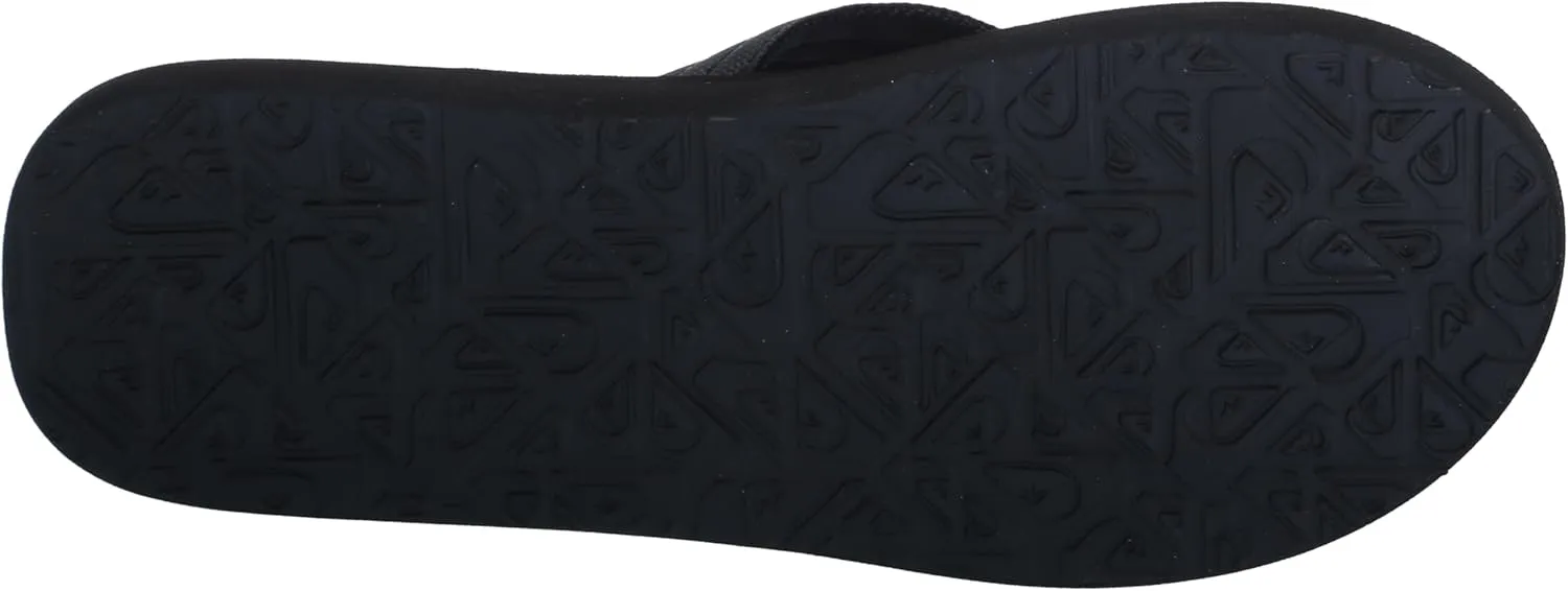 Quiksilver Men's Carver Print 3 Point Flip Flop Athletic Sandal