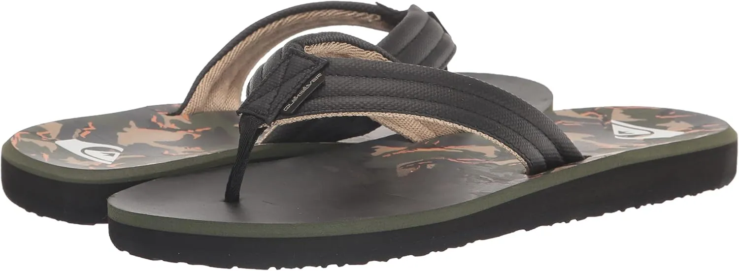 Quiksilver Men's Carver Print Sandal Flip-Flop