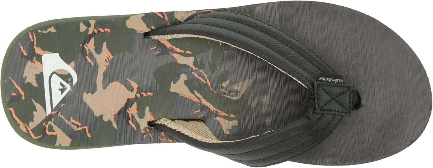 Quiksilver Men's Carver Print Sandal Flip-Flop