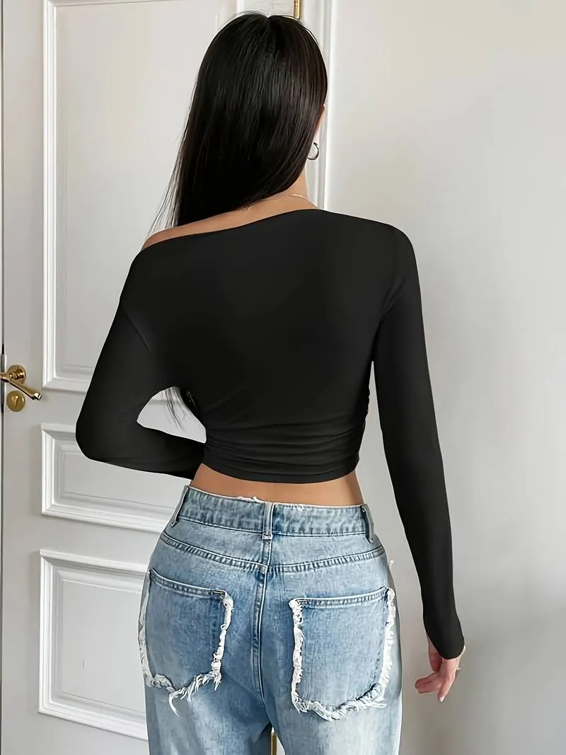 "Teens16 Sleek Shoulder Tee"