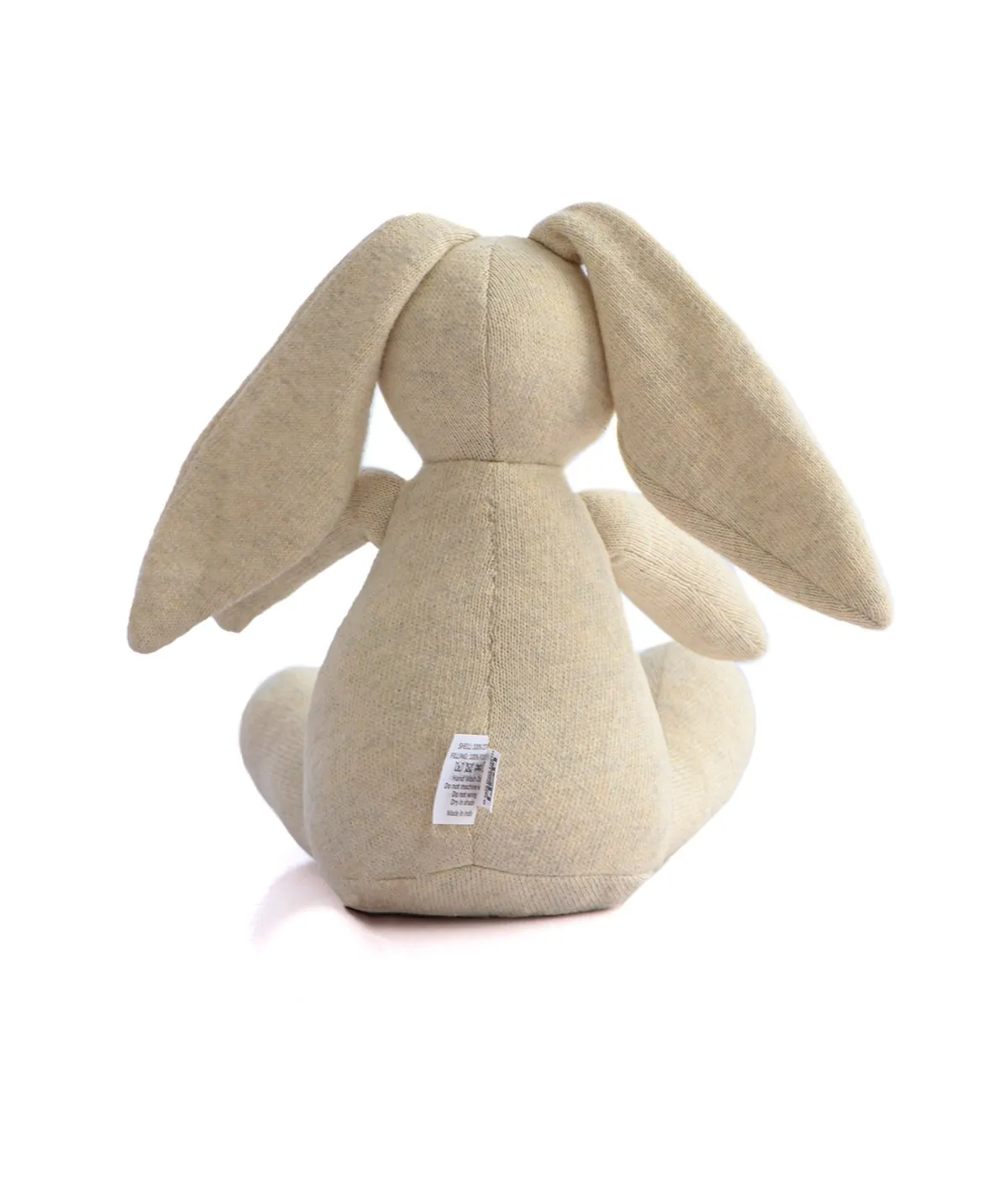 Rabbit Natural Melange 100% Cotton Knitted Stuffed Soft Toy for Babies / Kids