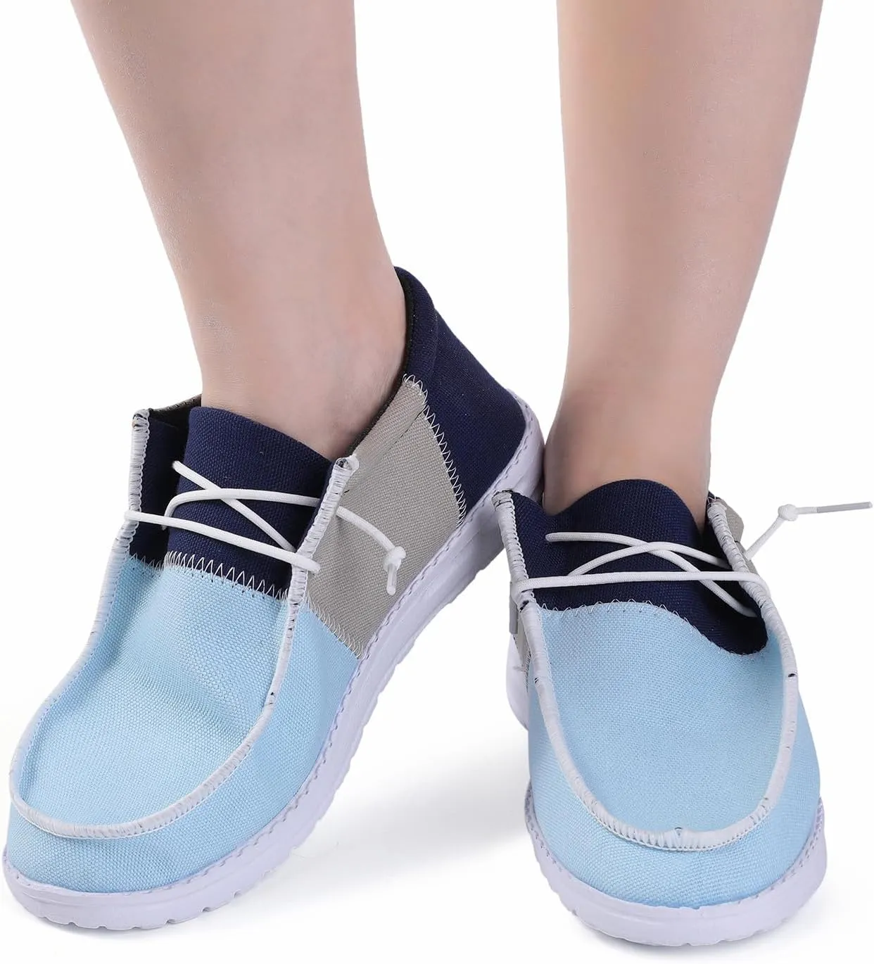 RACHAPE Womens Shoes Sneakers Boho Blanket Shoes Multiple Colors Women's Lace Up Loafers | Comfortable & Light-Weight
