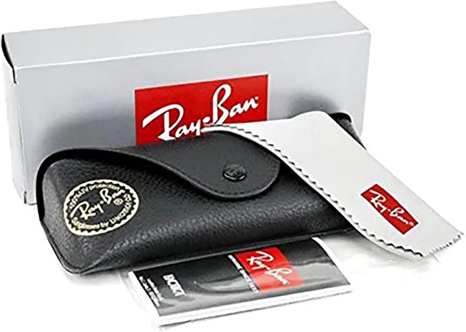 Ray-Ban RB3647N Double Bridge Round Sunglasses for Men for Women   BUNDLE with Designer iWear Eyewear Care Kit