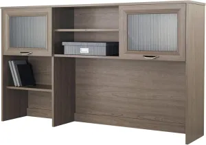 Realspace® Magellan 58"W Hutch For Corner Or L-Shaped Computer Desks, Gray