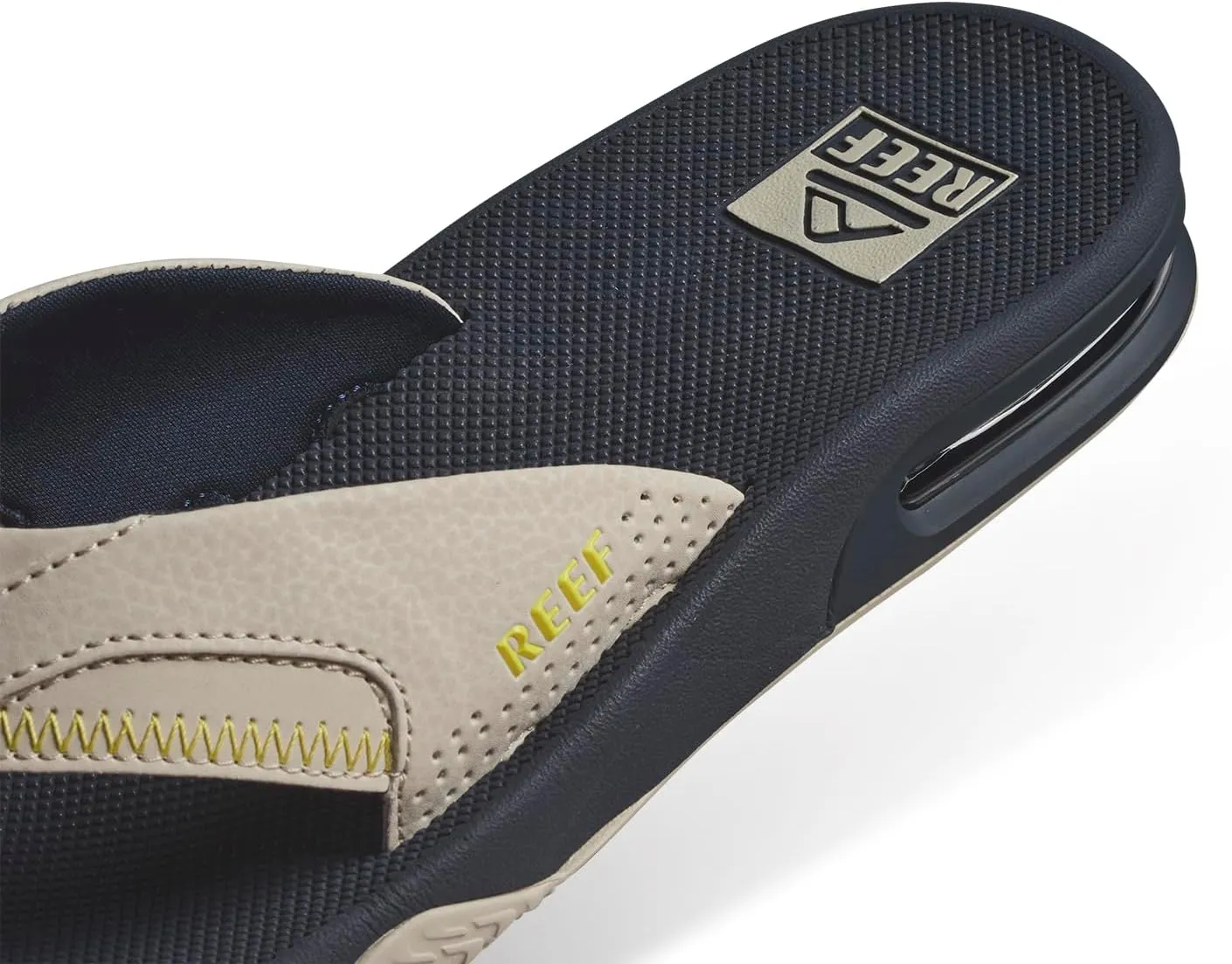 REEF Fanning Men's Bottle Opener Flip Flop, Arch Support, Durable Outsole, Water Friendly