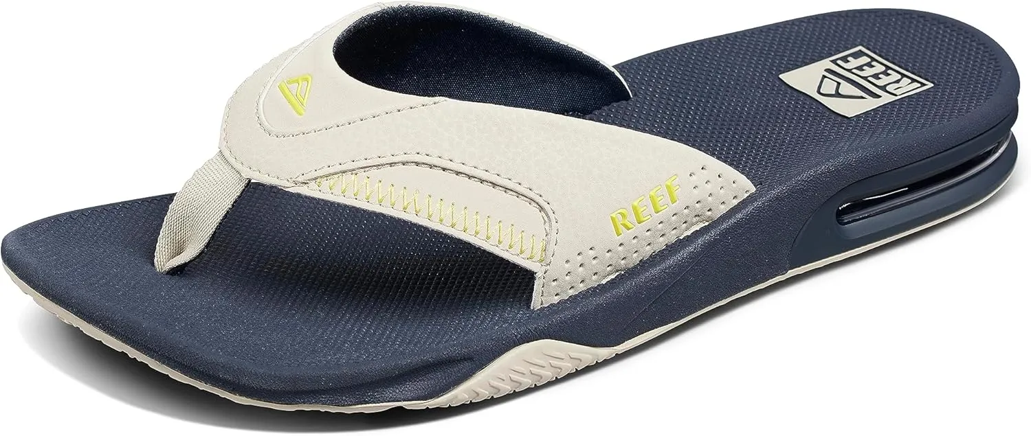 REEF Fanning Men's Bottle Opener Flip Flop, Arch Support, Durable Outsole, Water Friendly