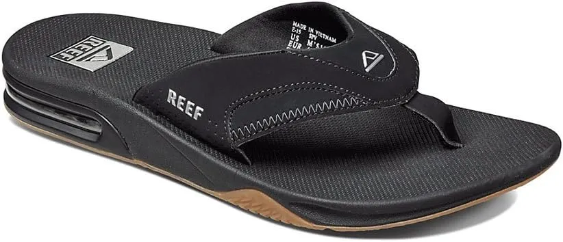REEF Fanning Men's Bottle Opener Flip Flop, Arch Support, Durable Outsole, Water Friendly