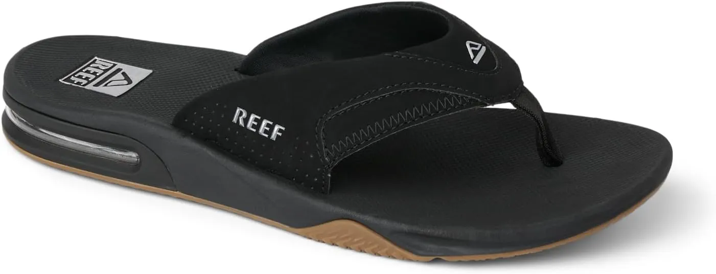 REEF Fanning Men's Bottle Opener Flip Flop, Arch Support, Durable Outsole, Water Friendly