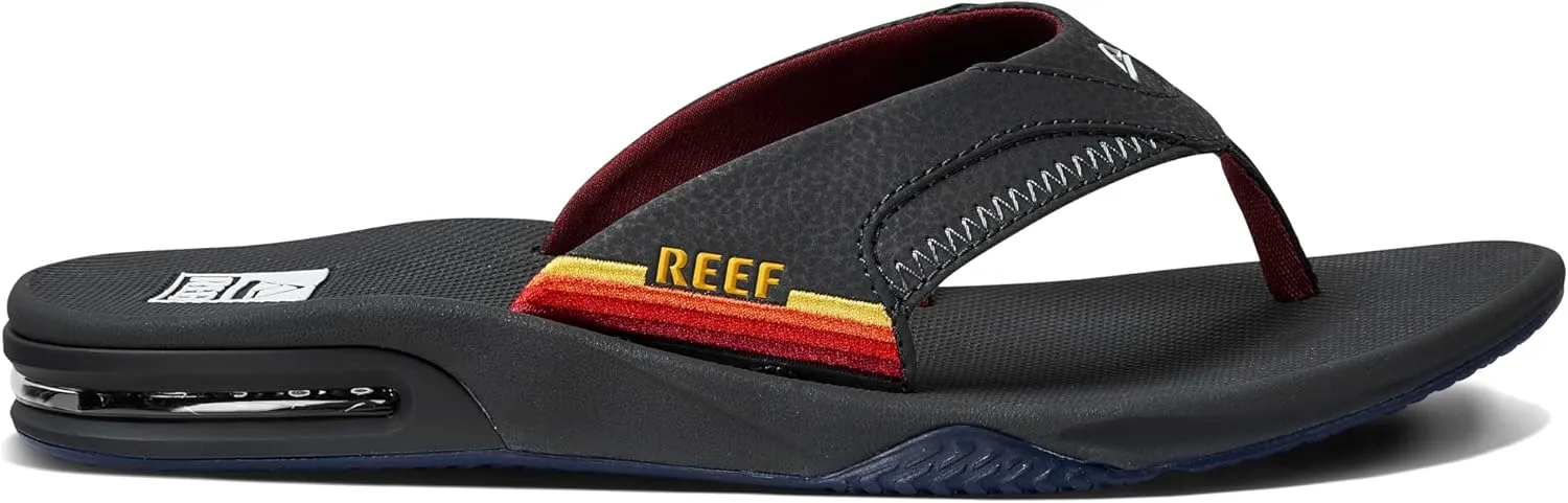 REEF Fanning Men's Bottle Opener Flip Flop, Arch Support, Durable Outsole, Water Friendly