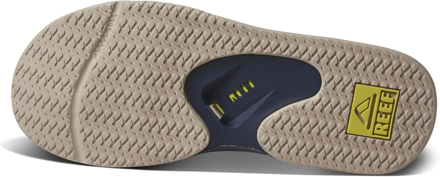 REEF Fanning Men's Bottle Opener Flip Flop, Arch Support, Durable Outsole, Water Friendly