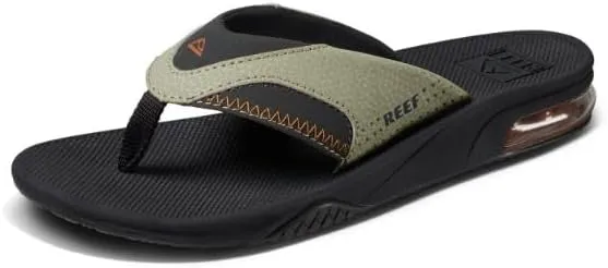 REEF Kids' Fanning Flip Flop, Arch Support, Durable Outsole, Water Friendly