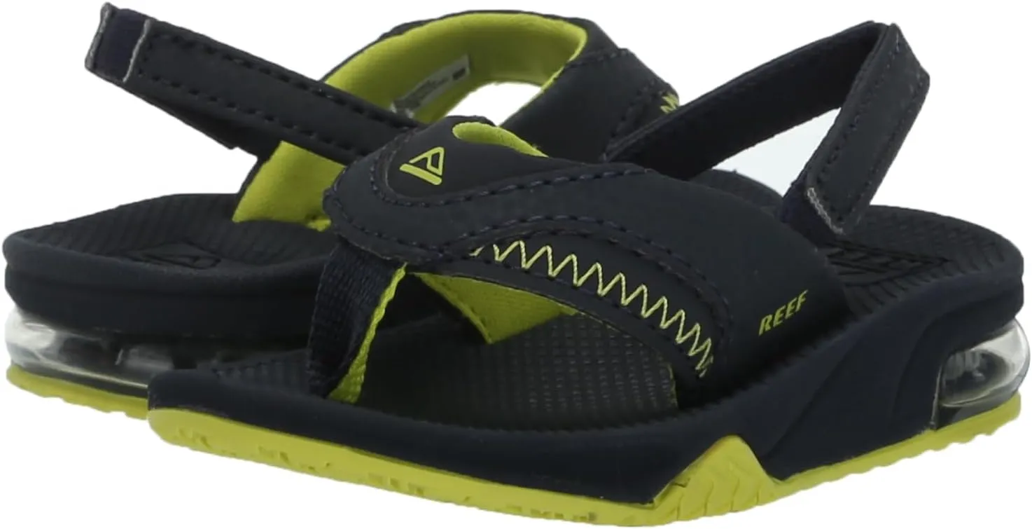 REEF Toddler/Little Kid Fanning Flip Flop, Arch Support, Durable Outsole, Water Friendly, Backstrap
