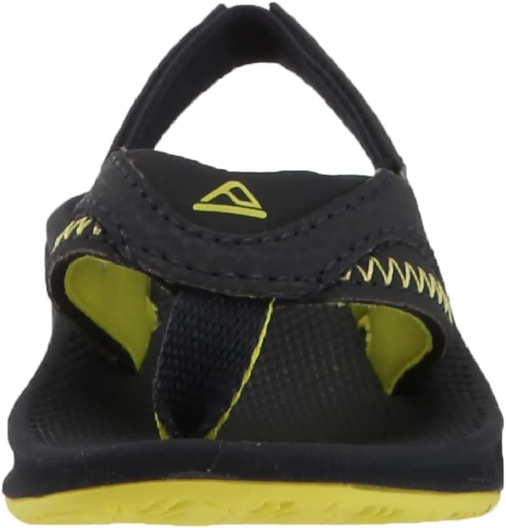 REEF Toddler/Little Kid Fanning Flip Flop, Arch Support, Durable Outsole, Water Friendly, Backstrap
