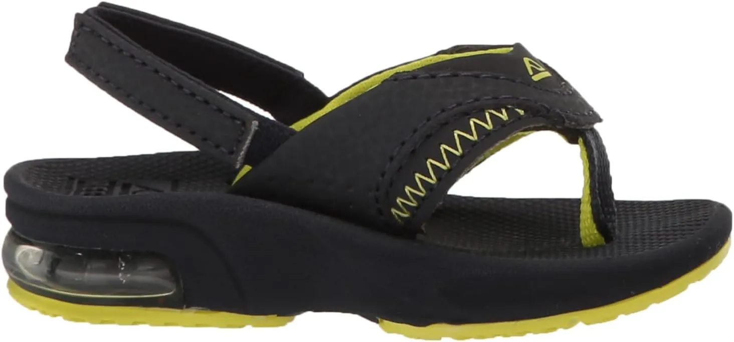 REEF Toddler/Little Kid Fanning Flip Flop, Arch Support, Durable Outsole, Water Friendly, Backstrap