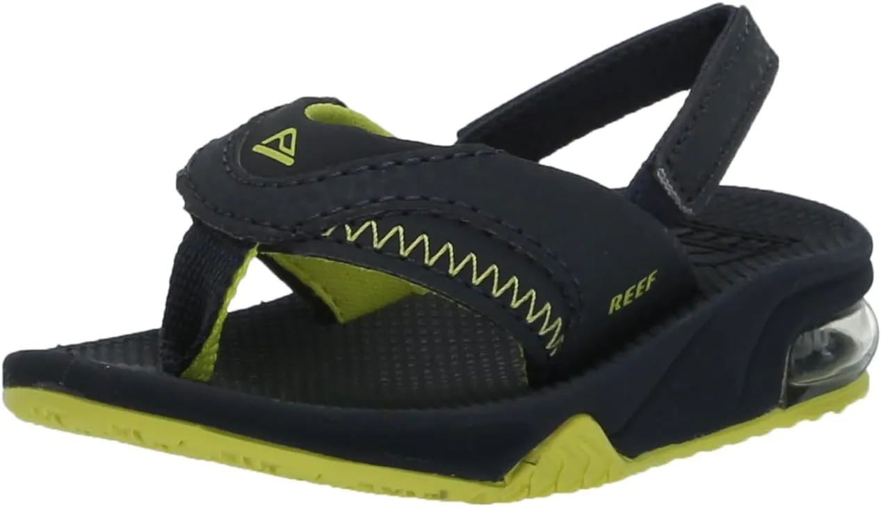 REEF Toddler/Little Kid Fanning Flip Flop, Arch Support, Durable Outsole, Water Friendly, Backstrap