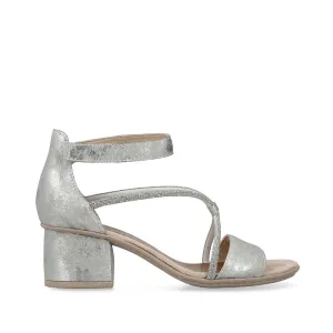 Rieker Strappy Sandal Silver
