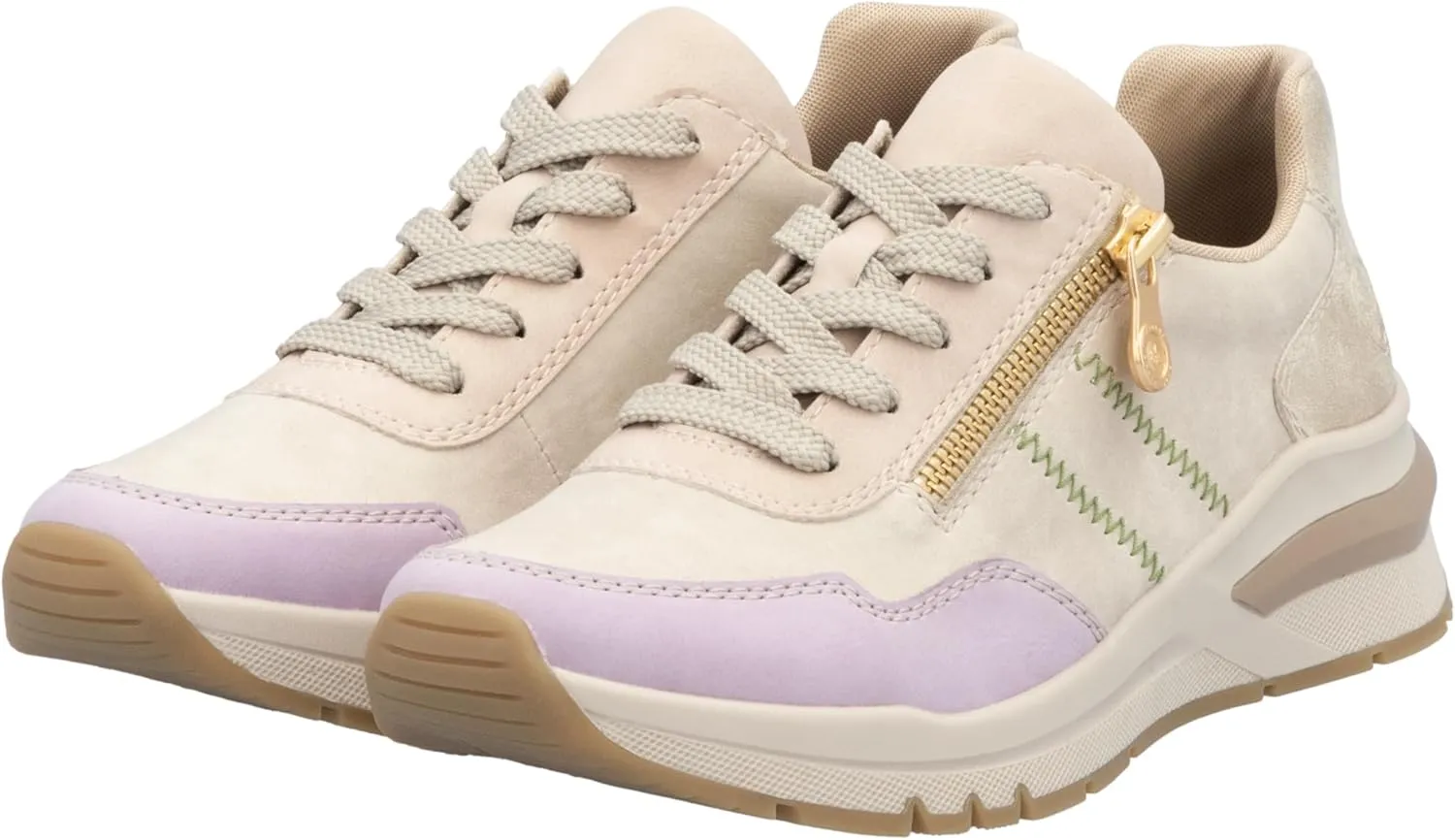 Rieker Women's comfortable shoes, M6601, women's lace-up shoes, loose insole