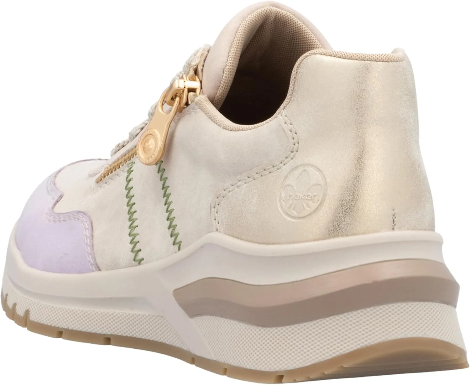 Rieker Women's comfortable shoes, M6601, women's lace-up shoes, loose insole