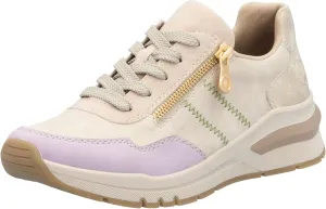 Rieker Women's comfortable shoes, M6601, women's lace-up shoes, loose insole
