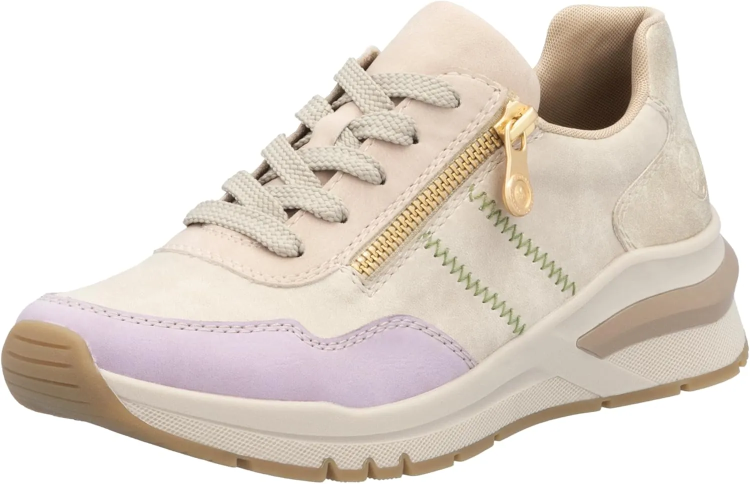 Rieker Women's comfortable shoes, M6601, women's lace-up shoes, loose insole