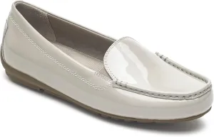 ROCKPORT Women's Total Motion Driver Moc SMOG Patent Loafers 6.5W