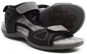 Romika Women’s Barrie 01 Sandals Grey/Black
