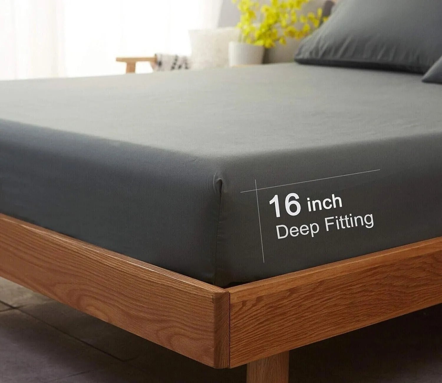Royal Bliss Split Top King Sheets Sets for Adjustable Bed | Ultra-Soft 36inch Flex Top King Sheets for Sleep Number Bed -Double Brushed, Deep Pockets, Easy Fit -4PCS Set- Fade Resistant(Tan-34TSK)