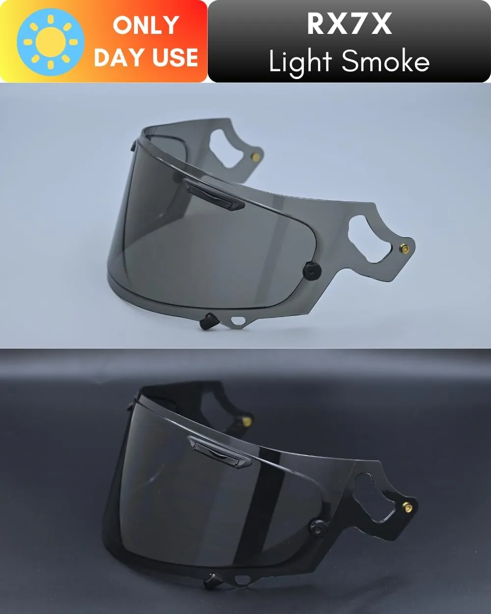 RX7X Replacement Motorcycle Helmet Shield Compatible with VAS-V MAX Corsair-X Signet-X Quantum-X DT-X